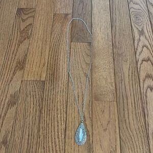silver necklace